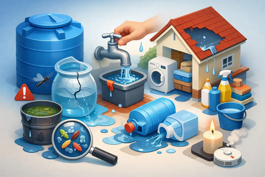 7 errores al almacenar agua y cuidar tu hogar