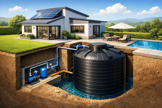 Solución para depósito de 20,000 litros en casa