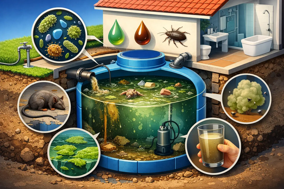 8 señales de contaminación en cisterna en casa