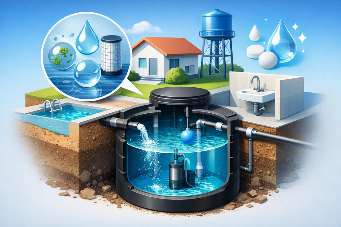 Cómo mantener agua clara en cisterna
