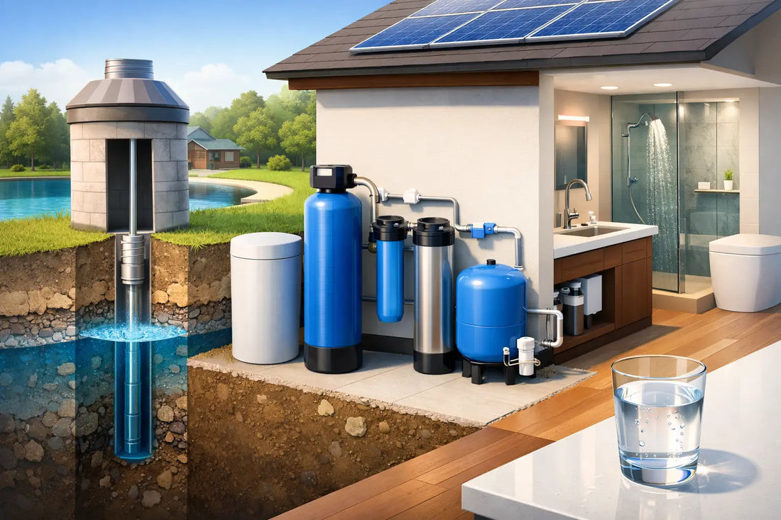 Solución para agua de pozo en casa