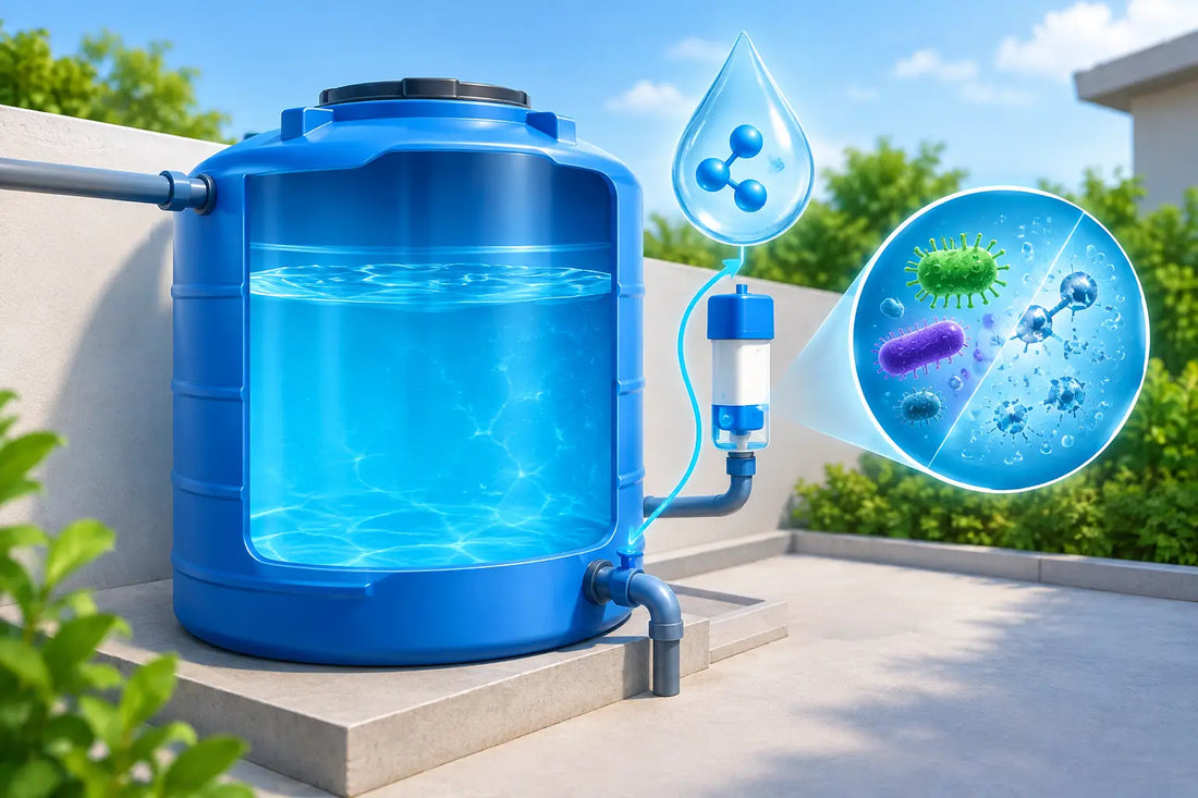 Cloro residual: protección del agua almacenada