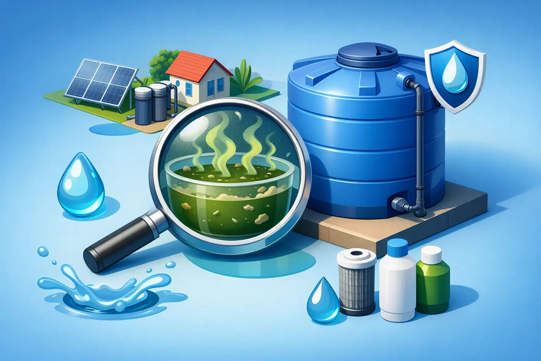 Cómo prevenir malos olores en el agua almacenada