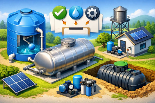 Cómo elegir un sistema para depósitos de agua
