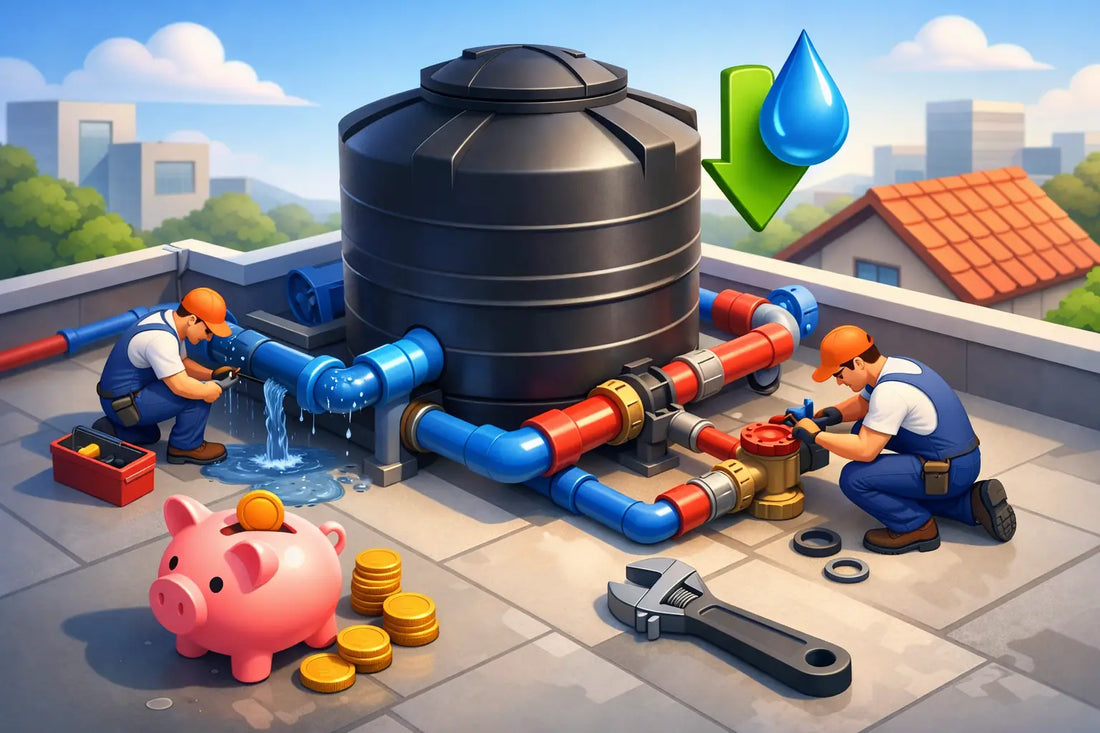 Ahorro en reparaciones hidráulicas desde el tinaco