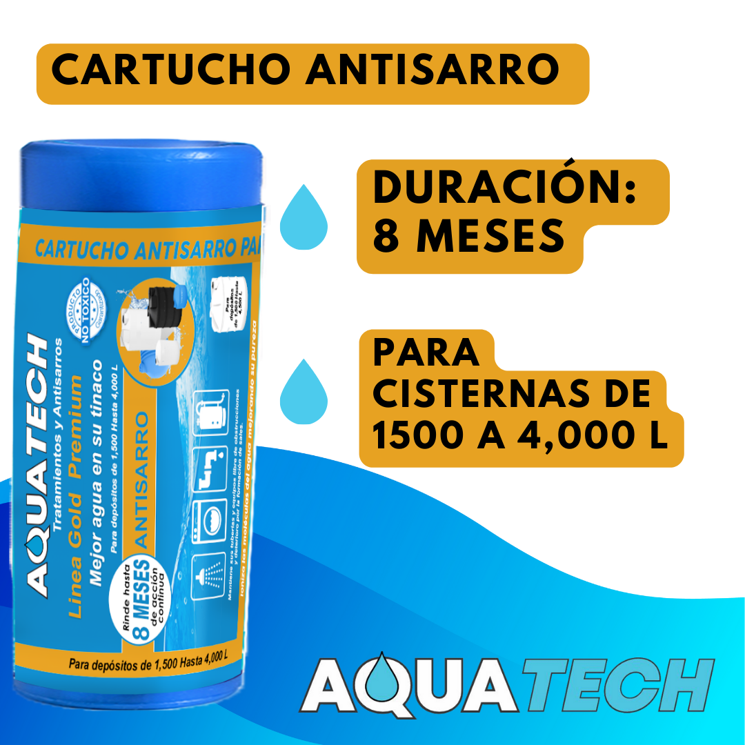 Sistema Antisarro Premium para Cisternas de 1,500 a 4,000 L.