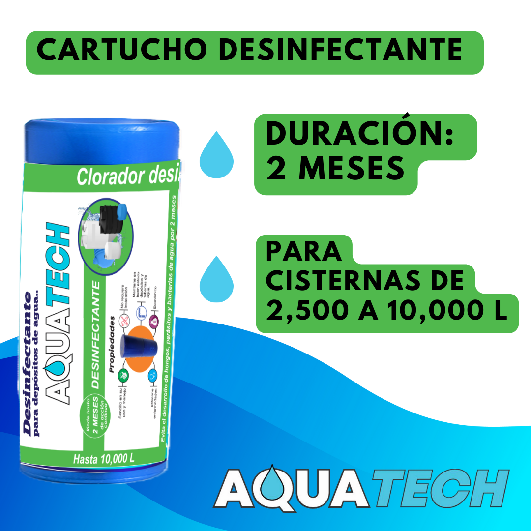 Sistema Antiscéptico para Cisternas Industriales de 2,500 a 10,000 L.