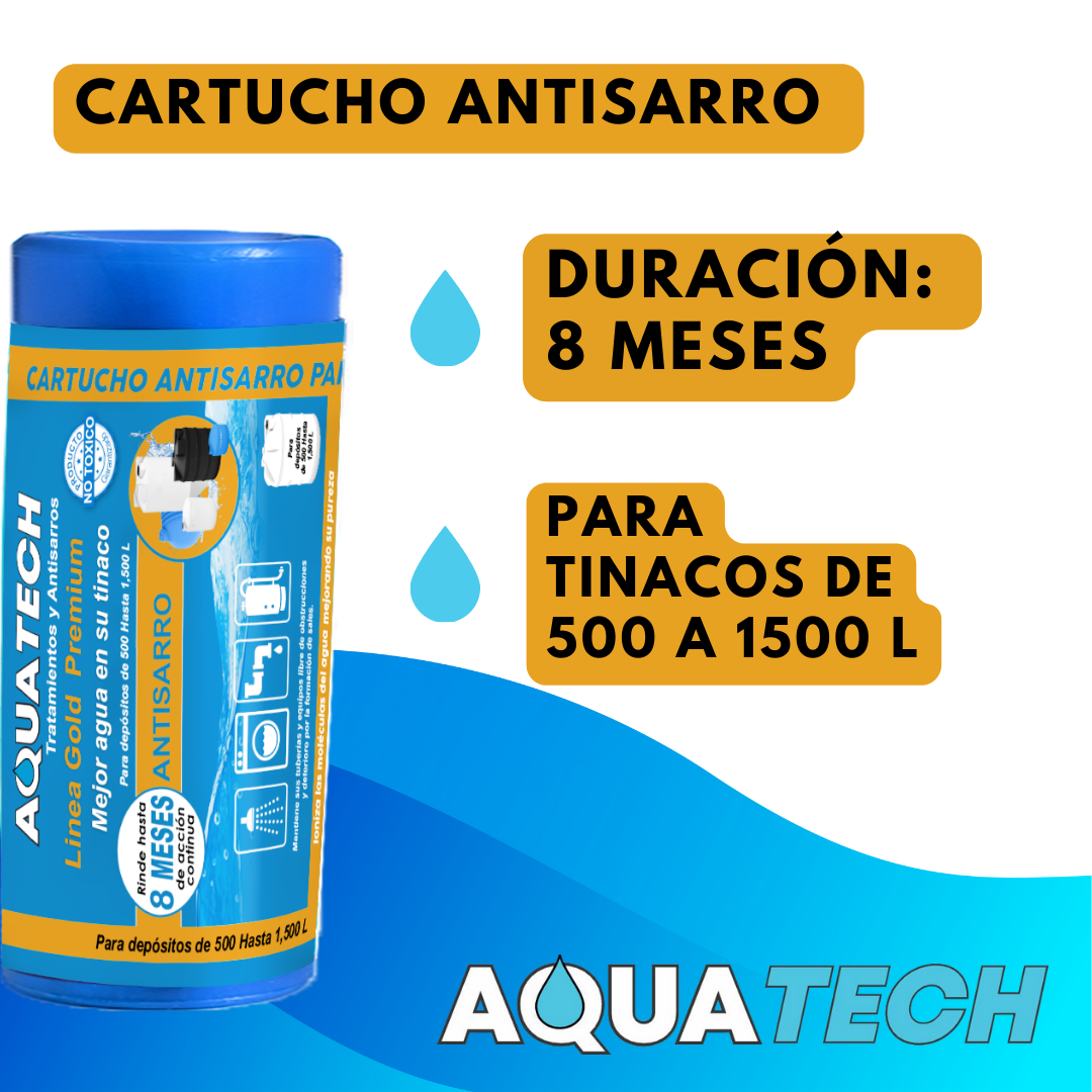 Sistema Antisarro Premium para Tinacos de 500 a 1,500 L. – AquaTech