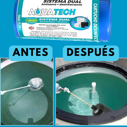 Sistema Dual Antisarro y Desinfectante para Cisterna Industrial 2,500 a 10,000 L.