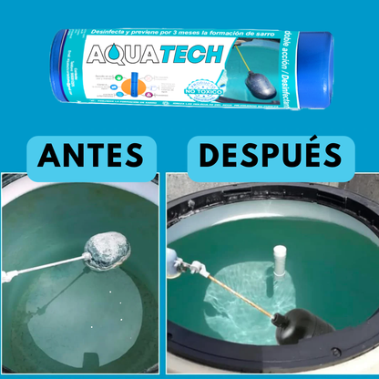 Sistema Dual Antisarro y Desinfectante Para Tinacos 450 a 1,100 L