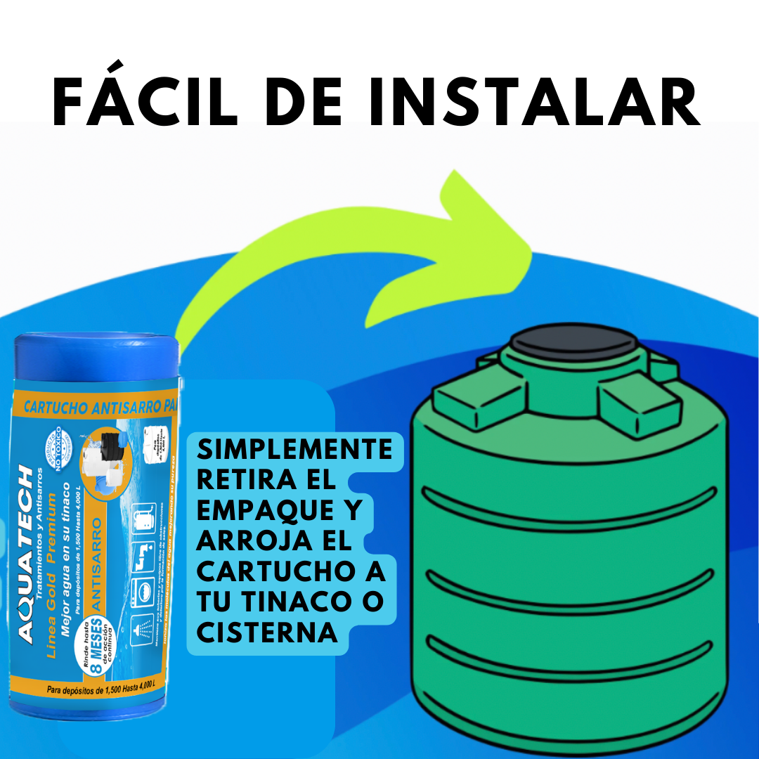 Sistema Antisarro Premium para Cisternas de 1,500 a 4,000 L.