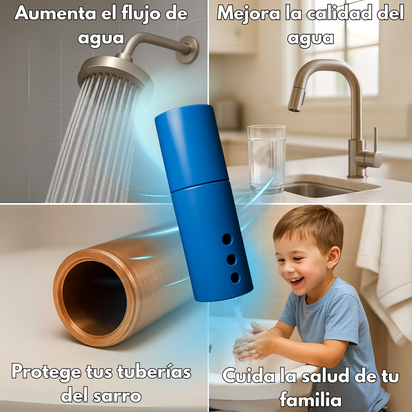 Sistema Antisarro y Desinfectante Premium para Tinaco y Cisternas de 500 a 1,500 L