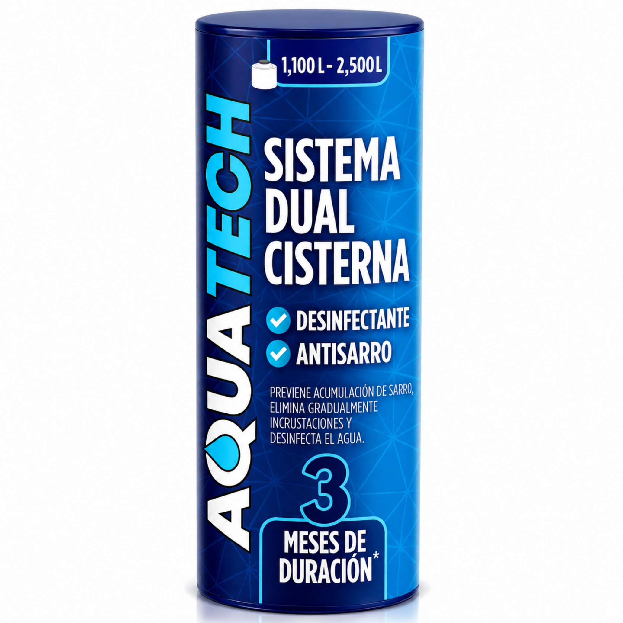 Sistema Dual Antisarro y Desinfectante para Cisternas de 1,100 a 2,400 L