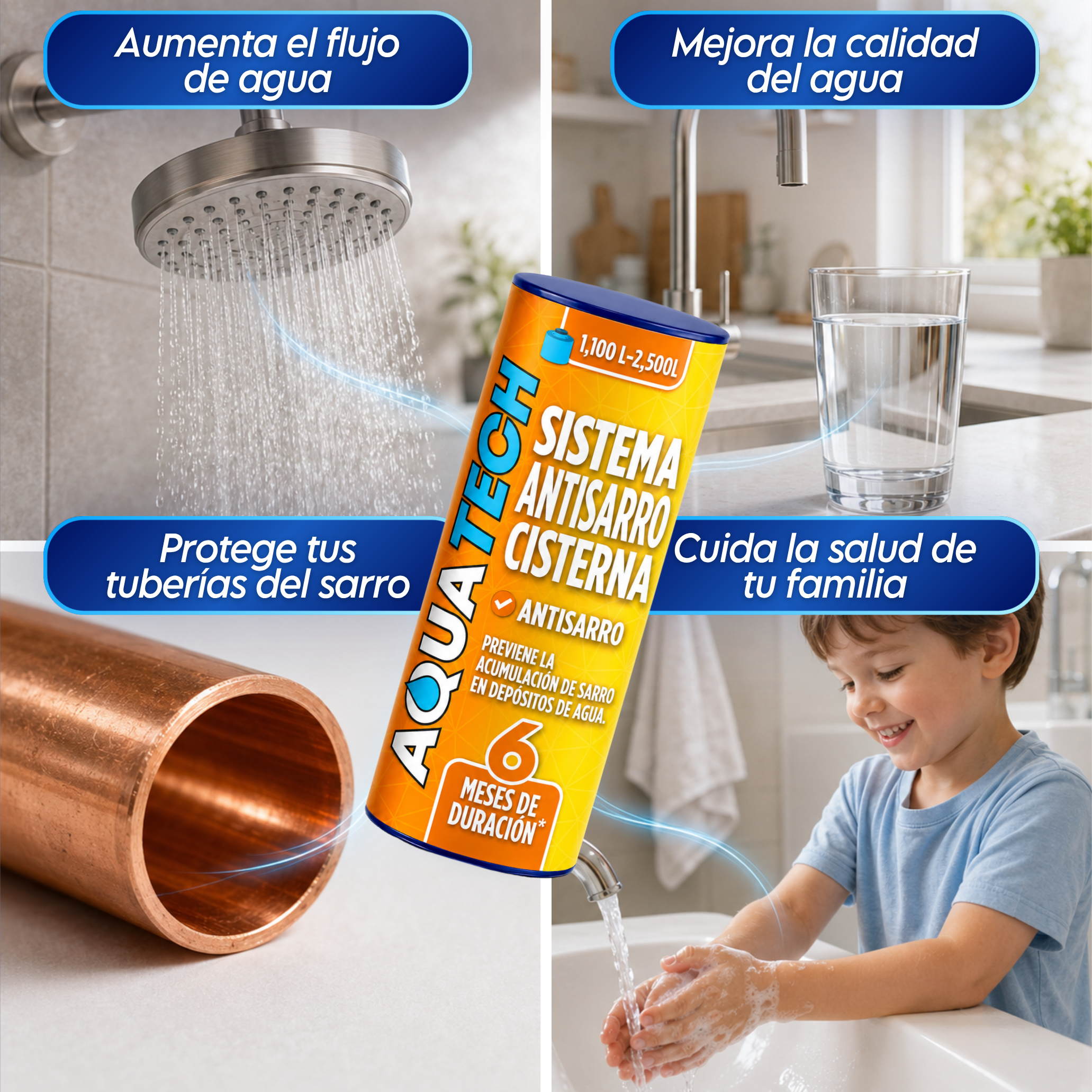 Sistema Antisarro para Cisternas de 1,100 a 2,400 L
