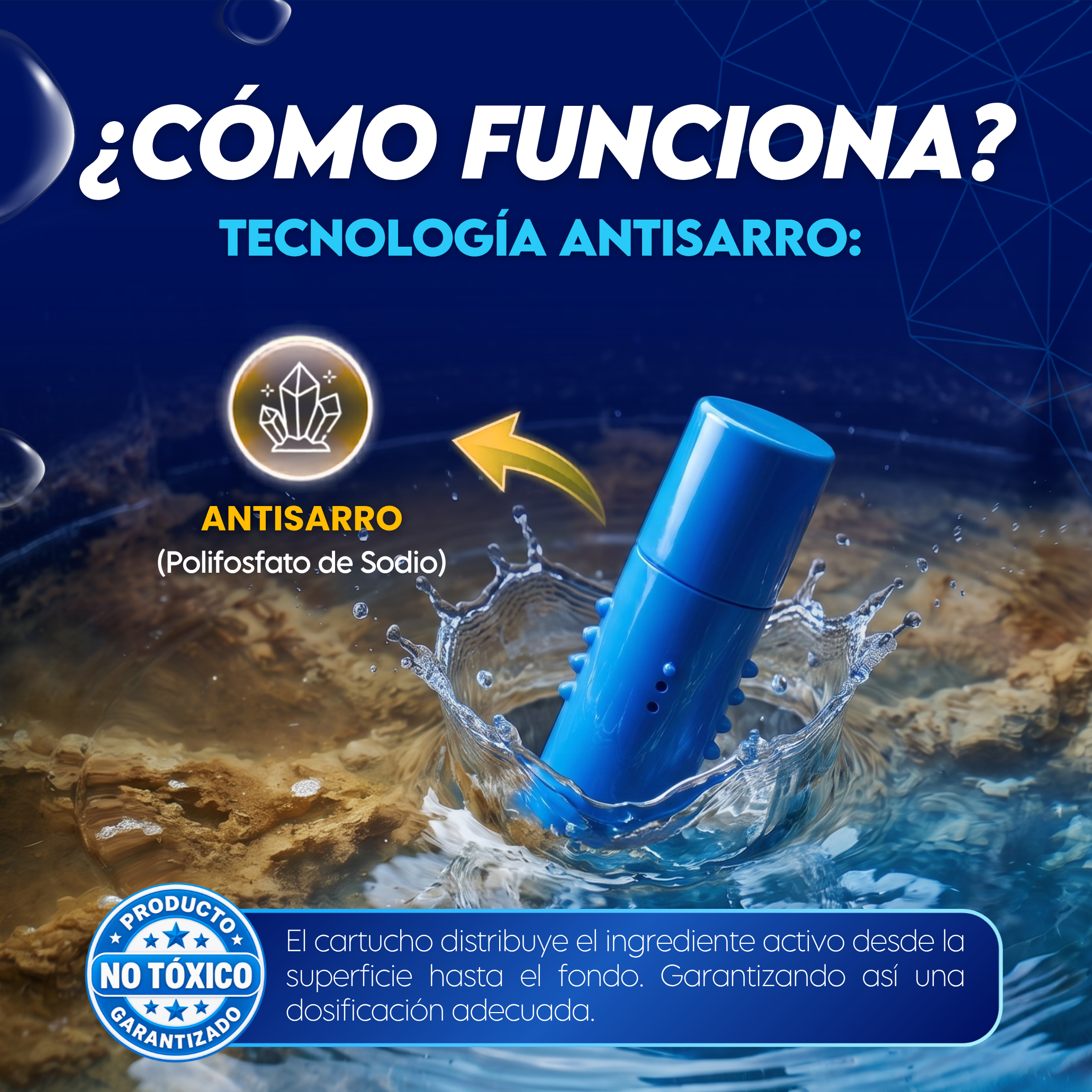 Sistema Antisarro para Cisterna Industrial de 2,500 a 10,000 L