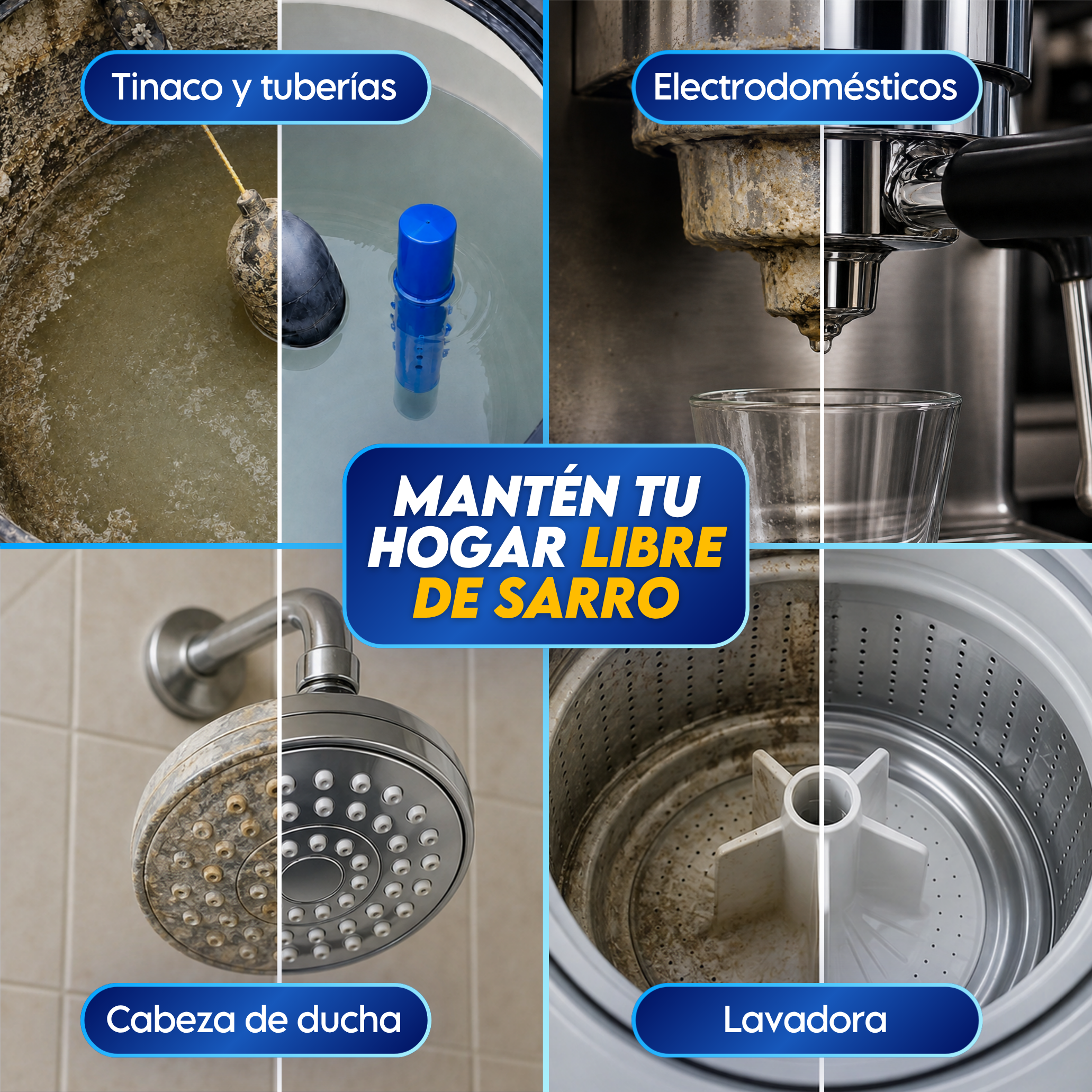 Sistema Antisarro para Tinaco de 450 a 1,100 L