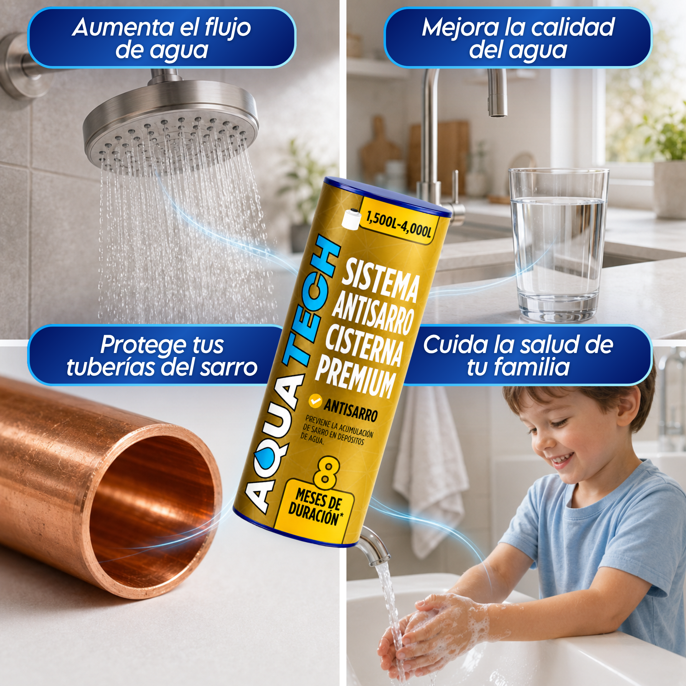 Sistema Antisarro Premium para Cisternas de 1,500 a 4,000 L