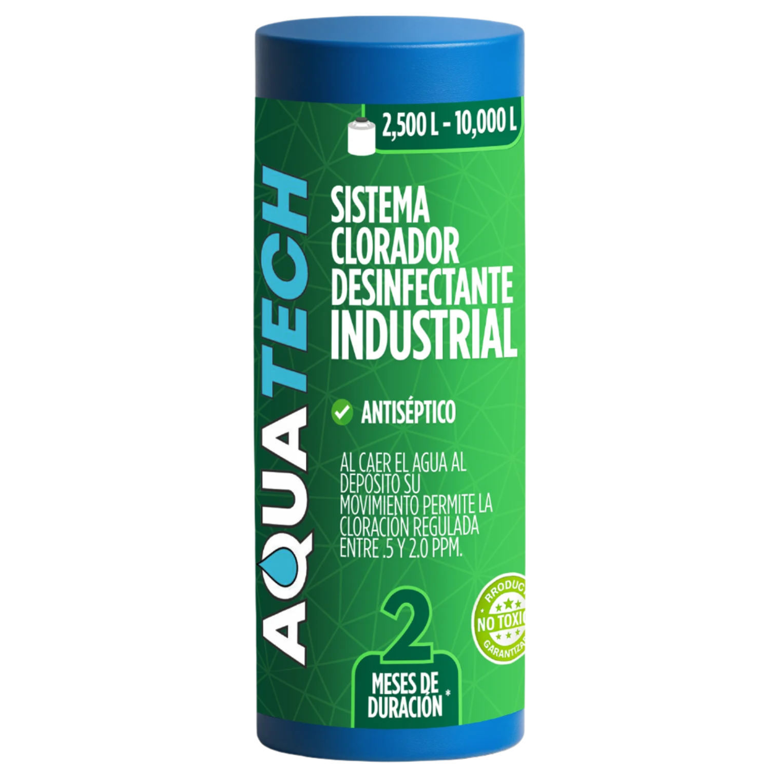 Sistema Clorador Desinfectante Antiscéptico para Cisterna Industrial de 2,500 a 10,000 L