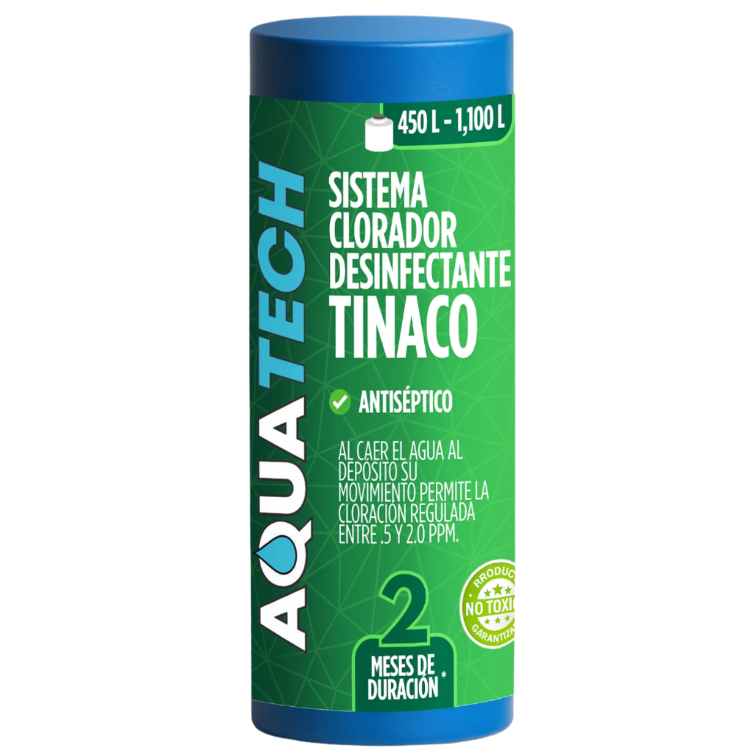 Sistema Clorador Desinfectante Antiscéptico para Tinaco de 450 a 1,100 L