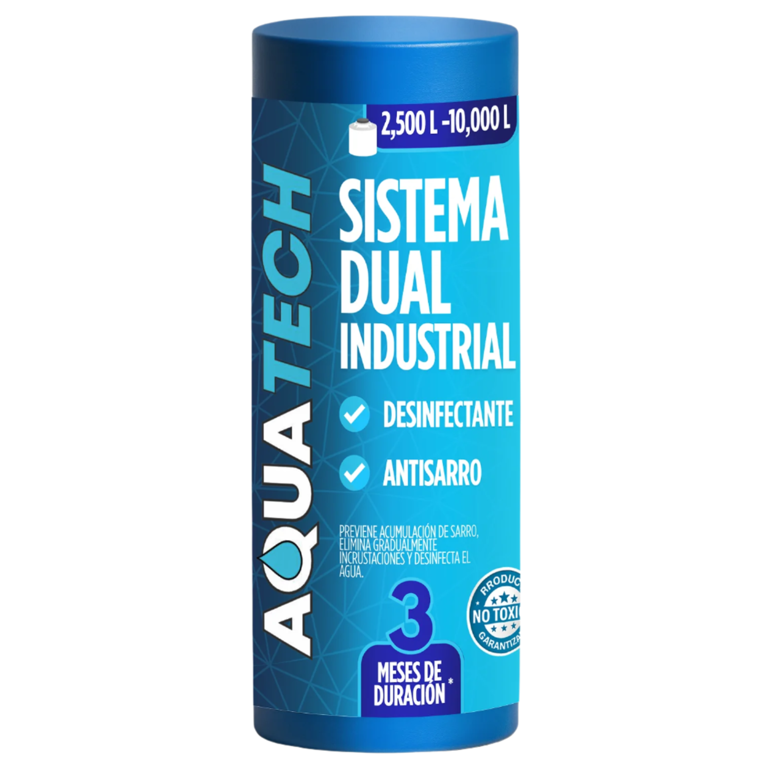 Sistema Dual Antisarro y Desinfectante para Cisterna Industrial de 2,500 a 10,000 L
