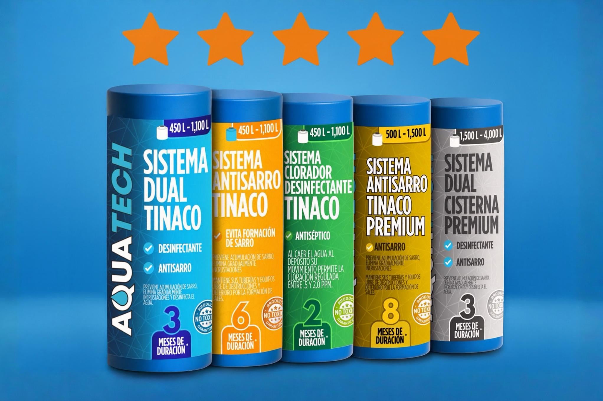 Nuestro catalogo Aquatech es de la más alta calidad