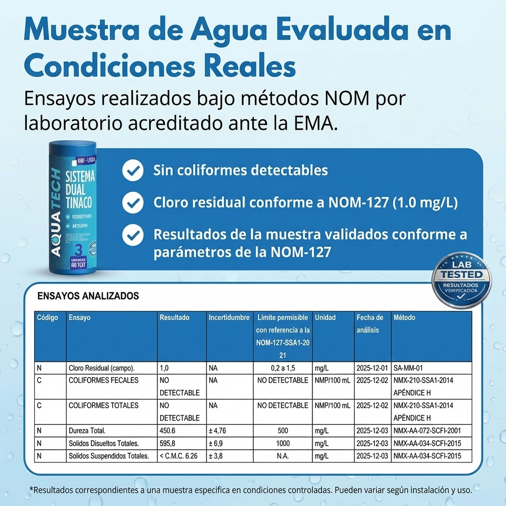 Sistema Dual Antisarro y Desinfectante Para Tinaco de 450 a 1,100 L